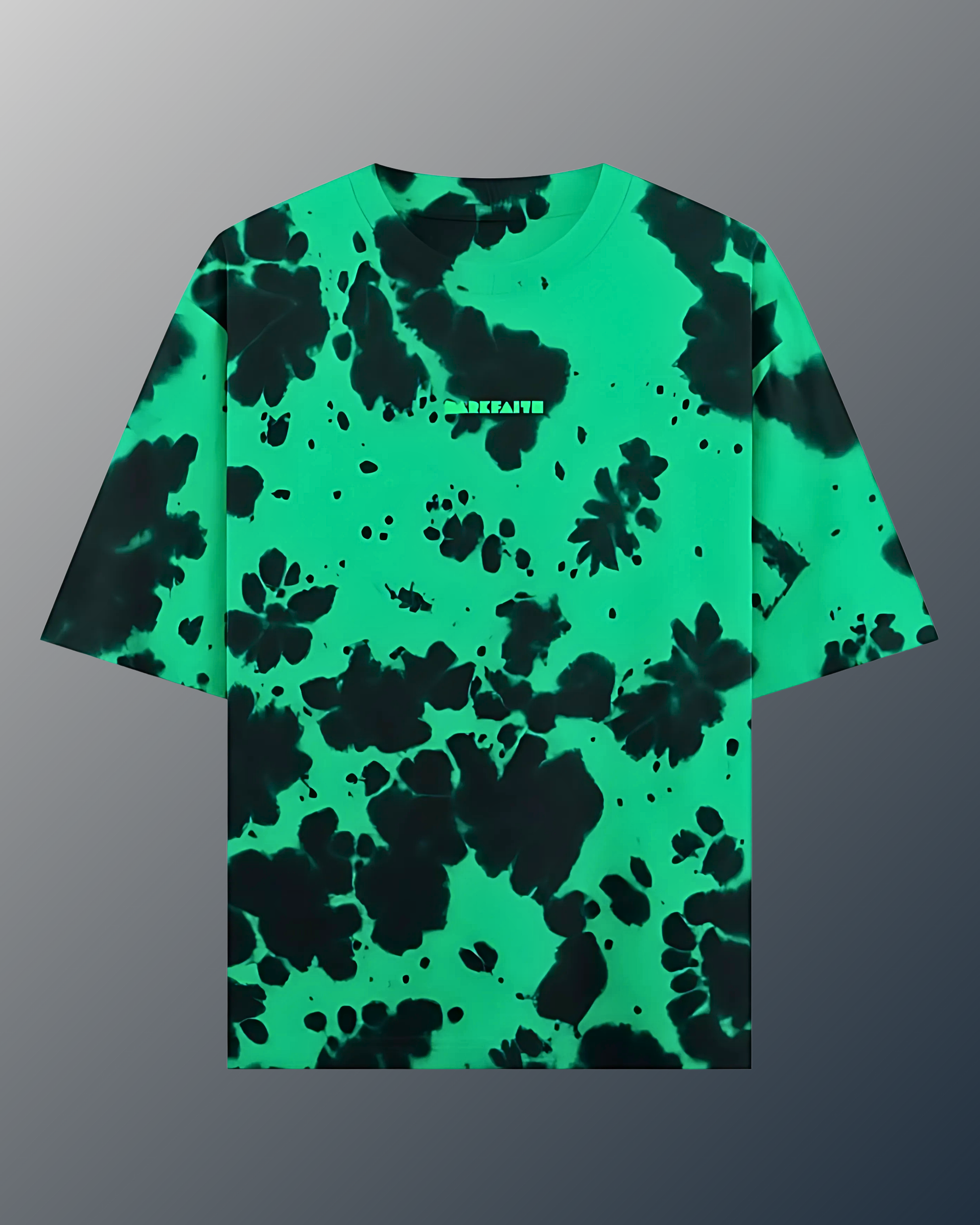 Emerald | Tie Dye Oversized T-Shirt