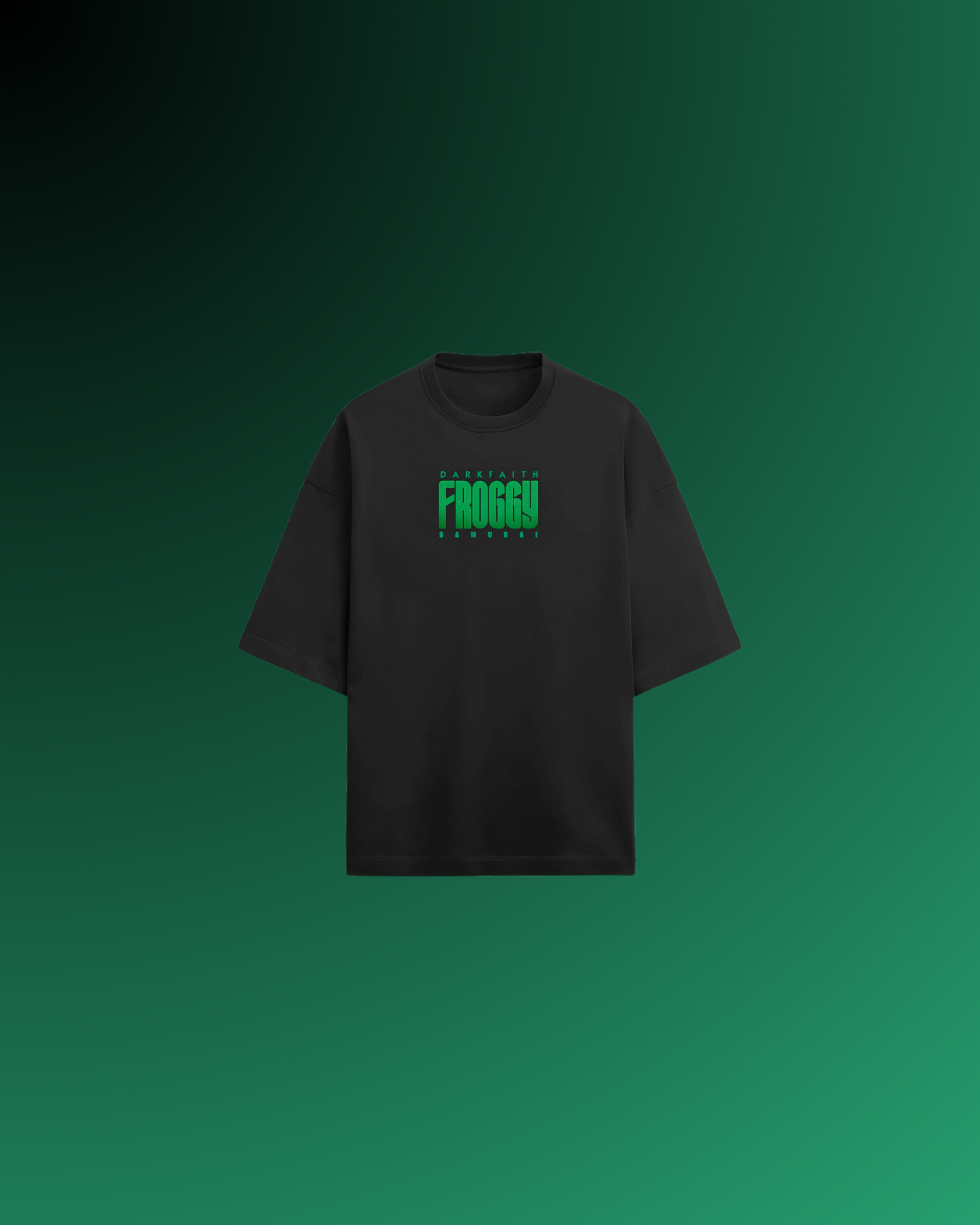 Froggy Samurai | Terry Oversized Tee