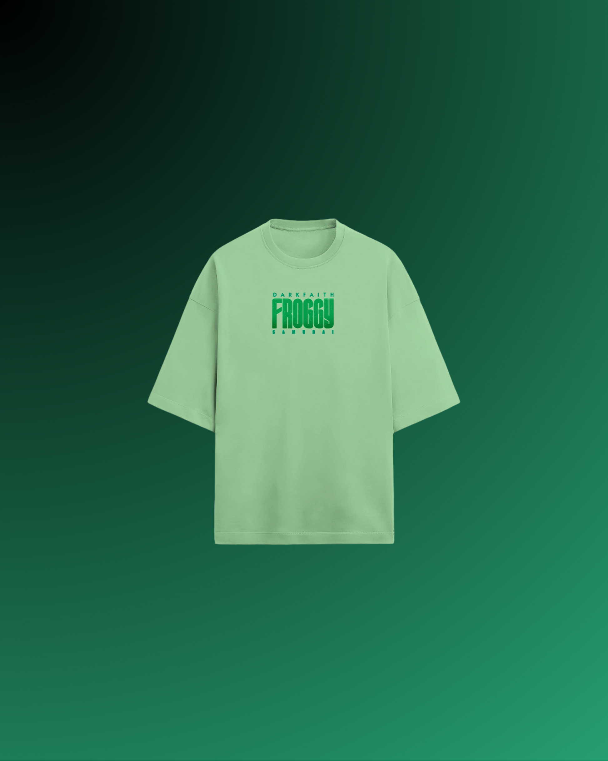 Froggy Samurai | Terry Oversized Tee