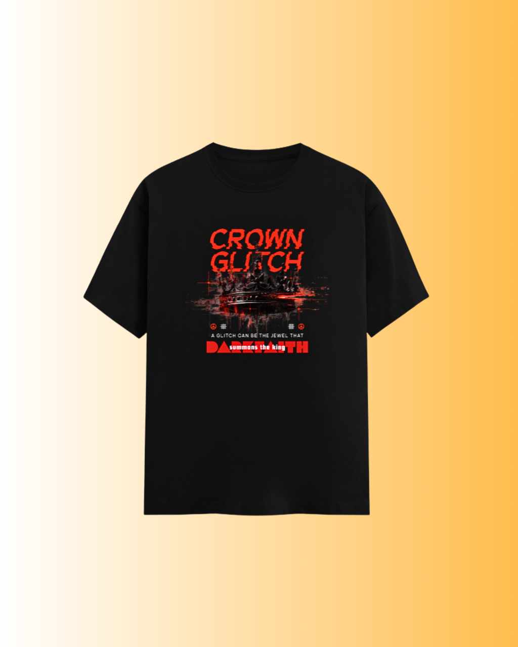 Crown Glitch | Classic Crew T-Shirt