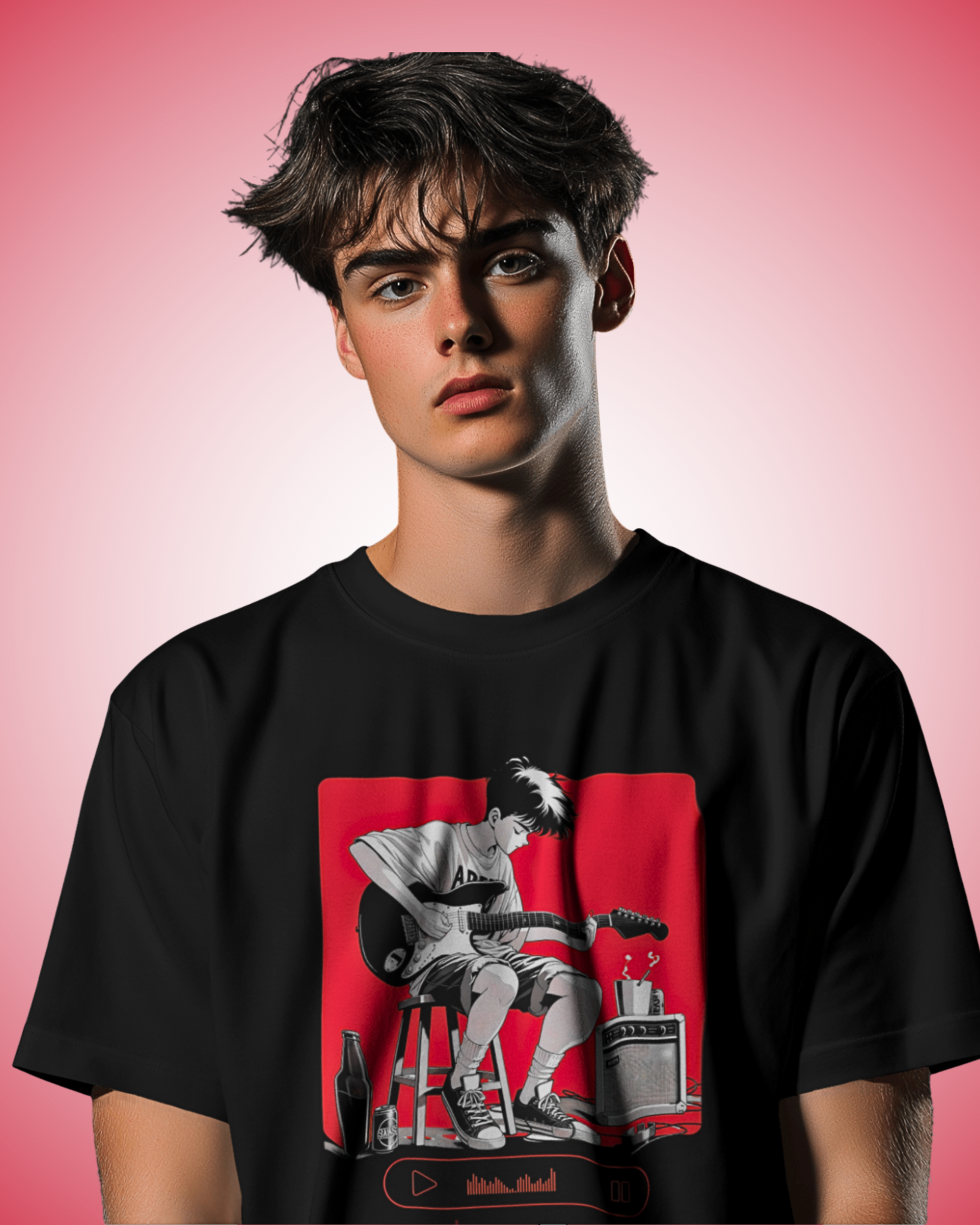 Strings | Cotton Stretch T-shirt