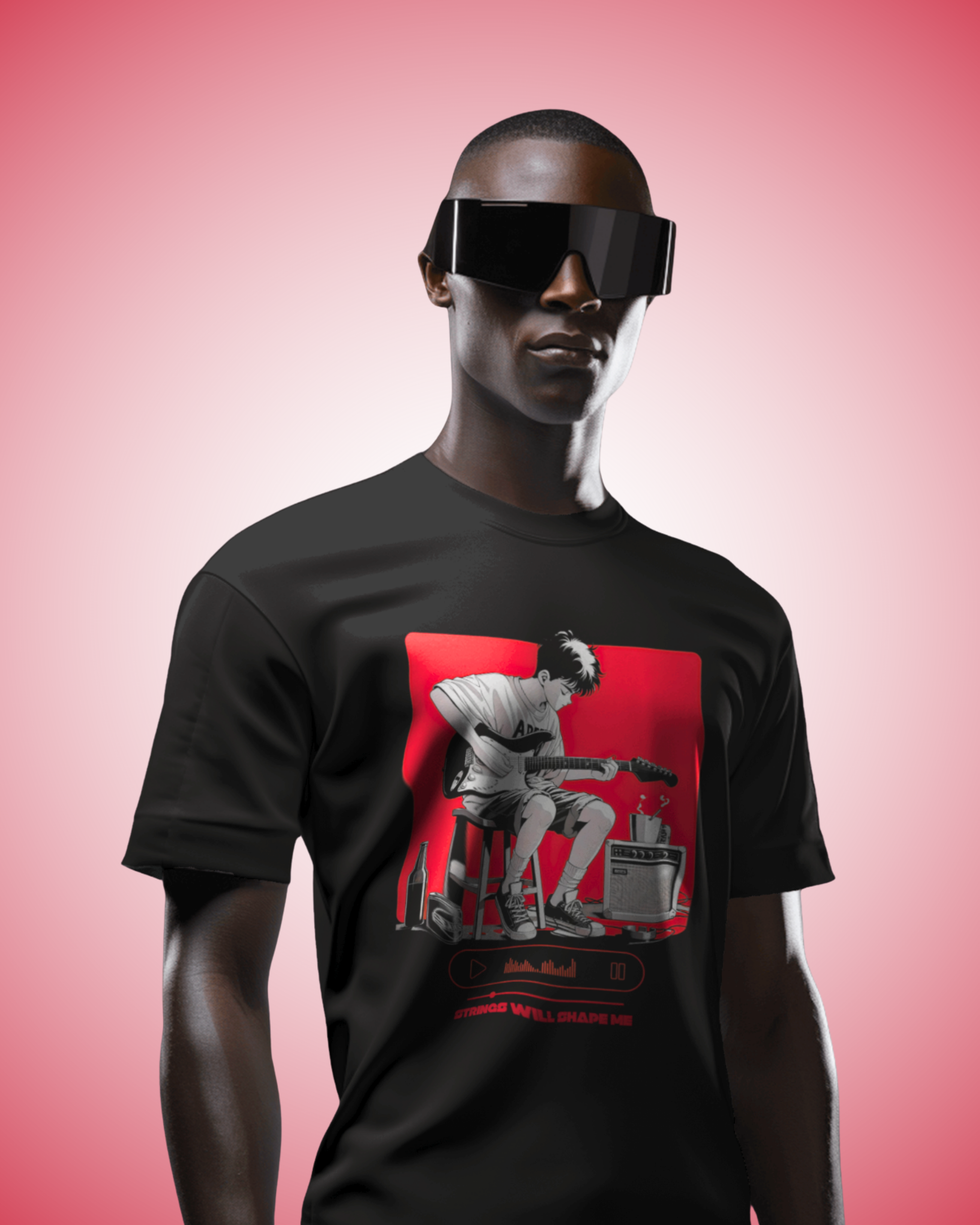 Strings | Cotton Stretch T-shirt