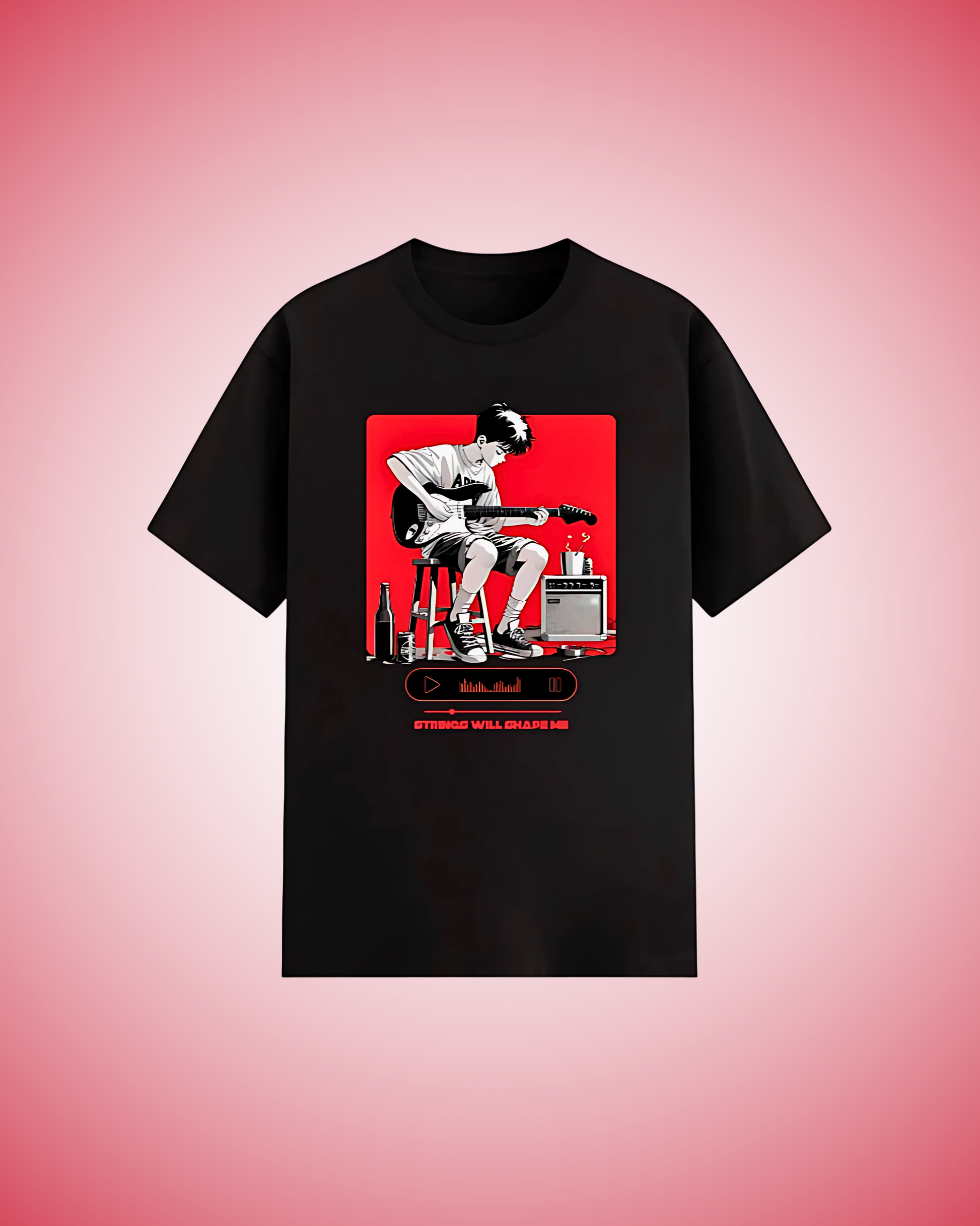 Strings | Cotton Stretch T-shirt