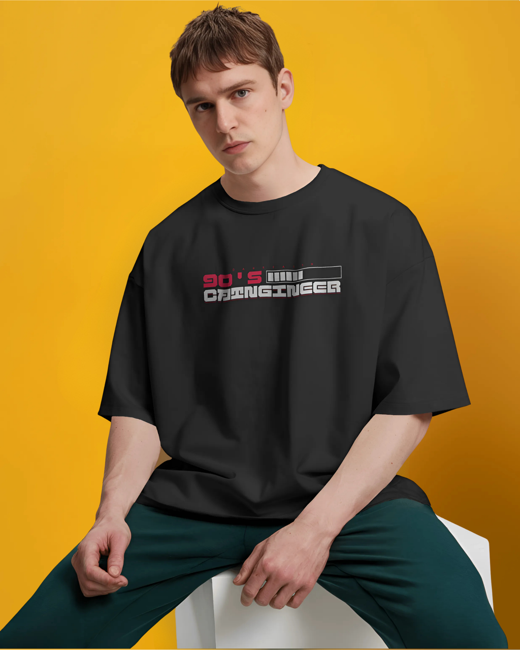 Catngineer | Terry Oversized Tee