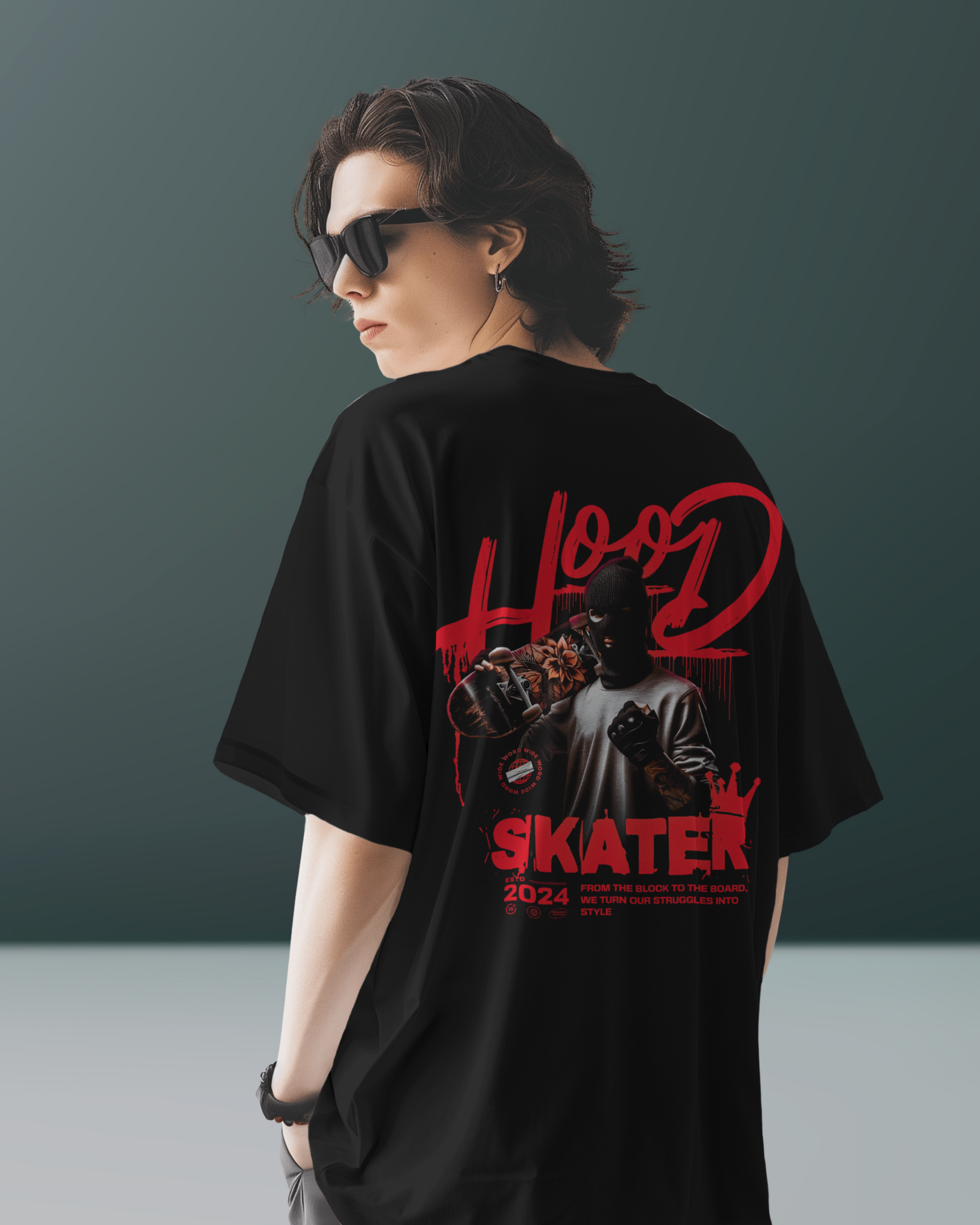 Skater | Terry Oversized Tee