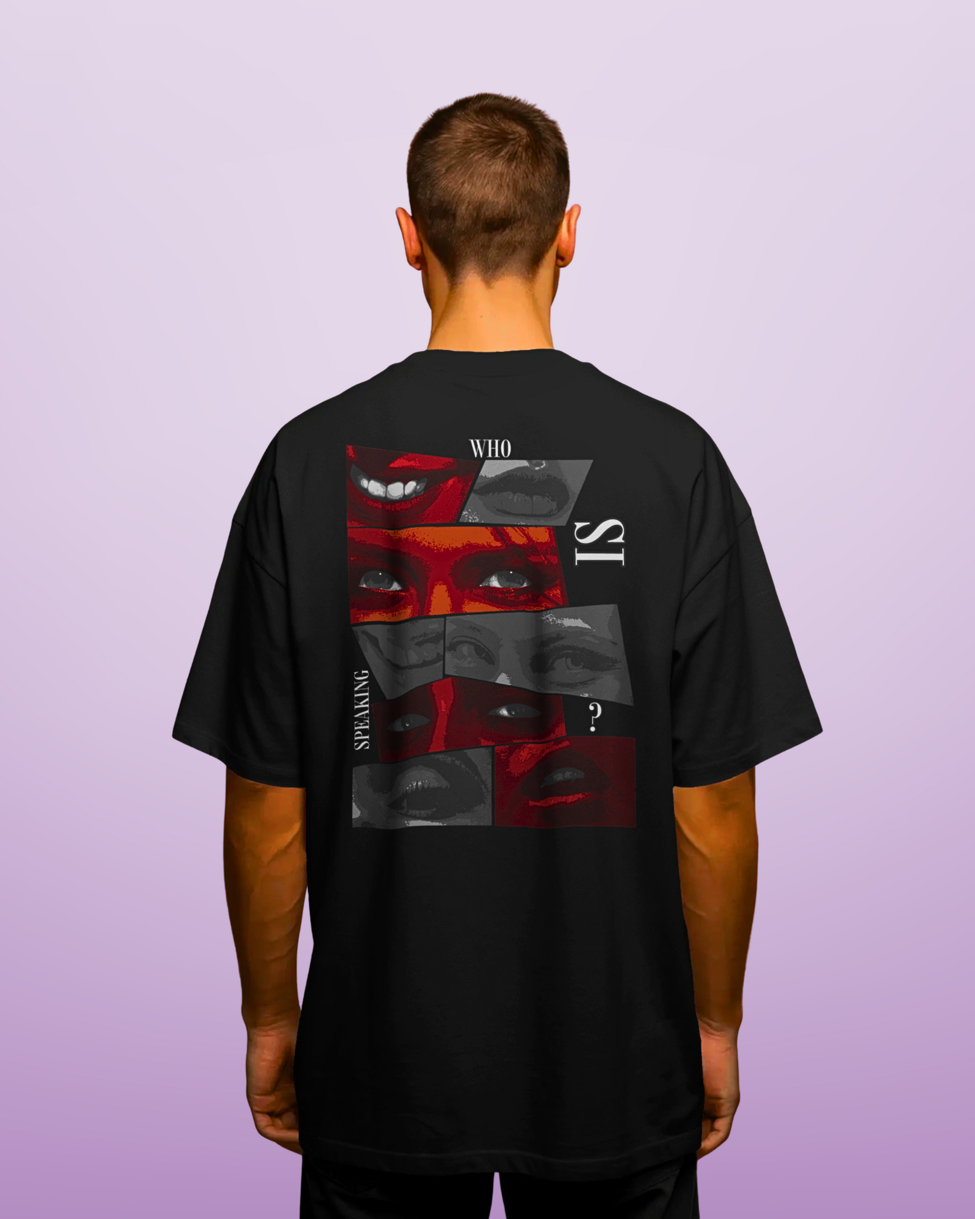 Who is Speaking | Oversized Classic T-Shirt