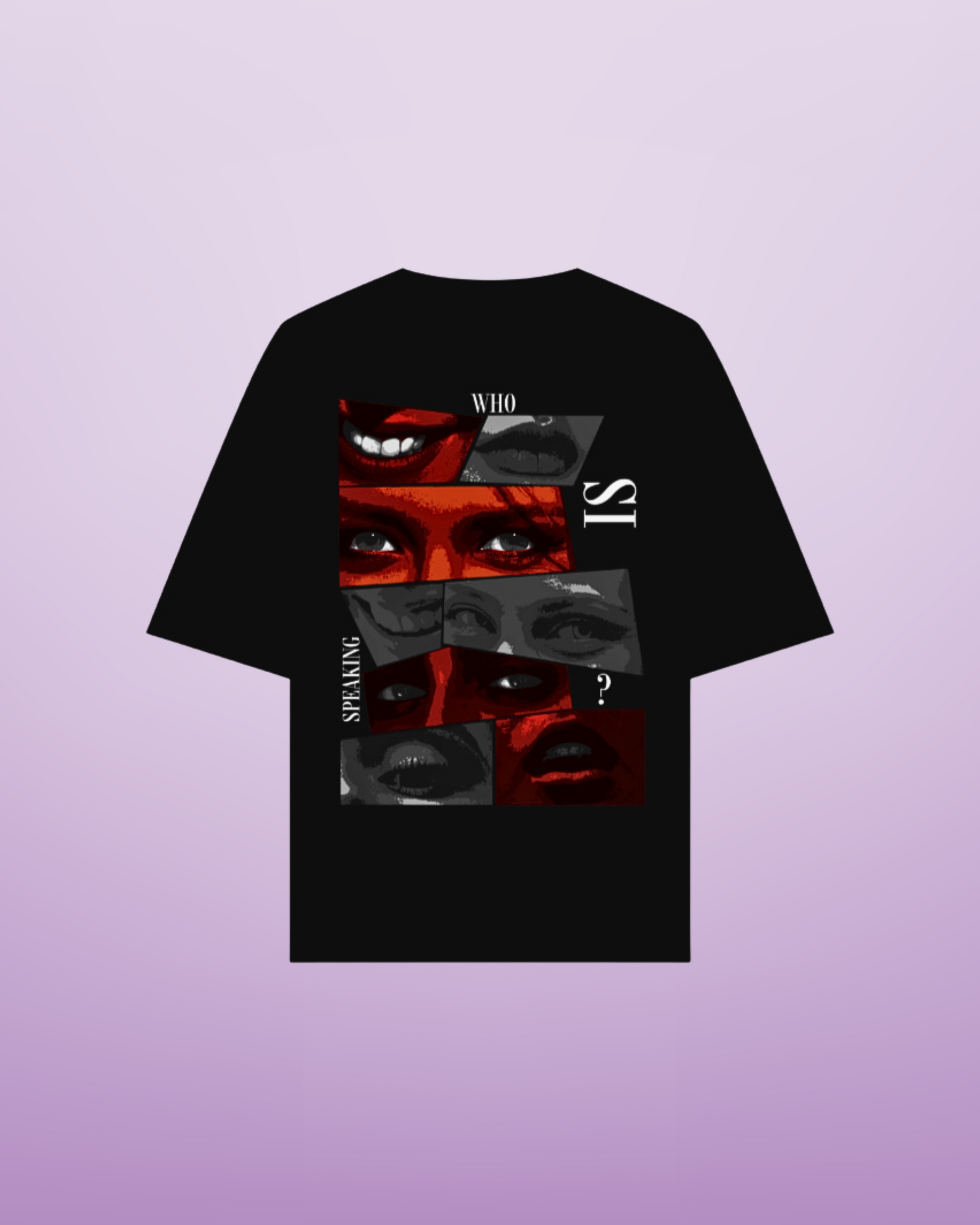 Who is Speaking | Oversized Classic T-Shirt