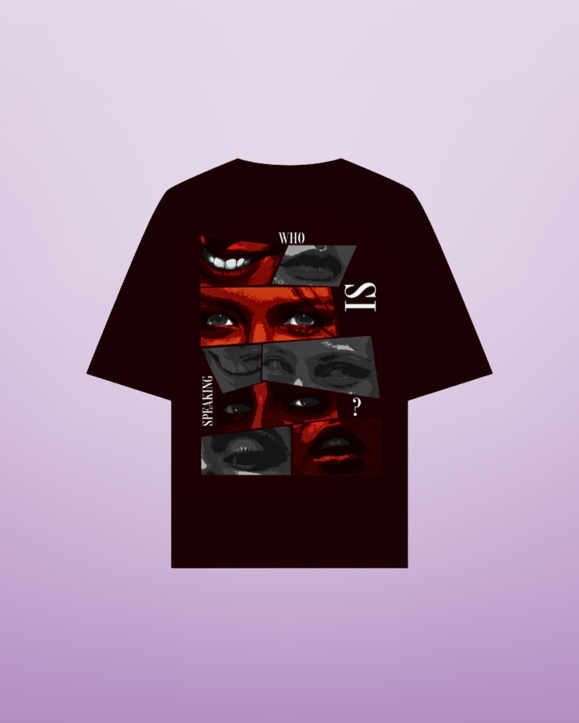 Who is Speaking | Oversized Classic T-Shirt