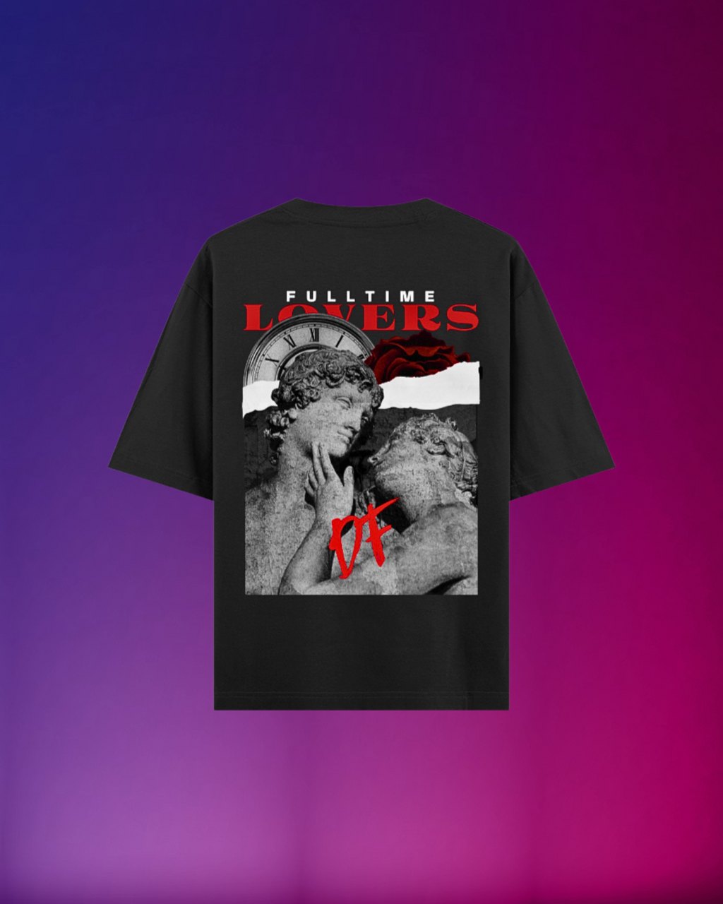 Full Time Lovers | Oversized Classic T-Shirt