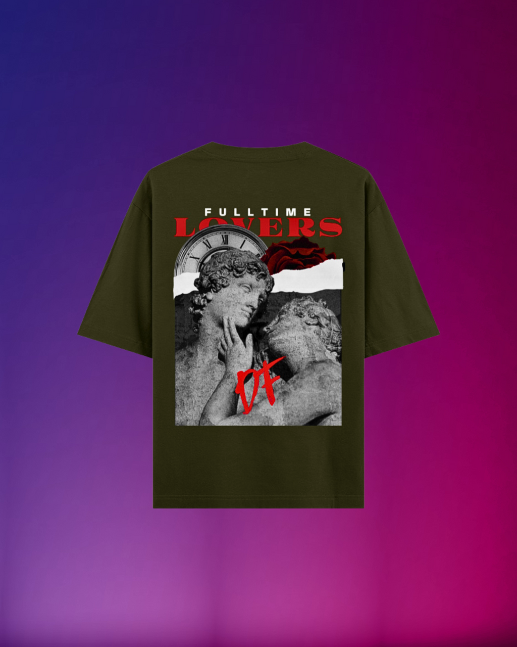 Full Time Lovers | Oversized Classic T-Shirt