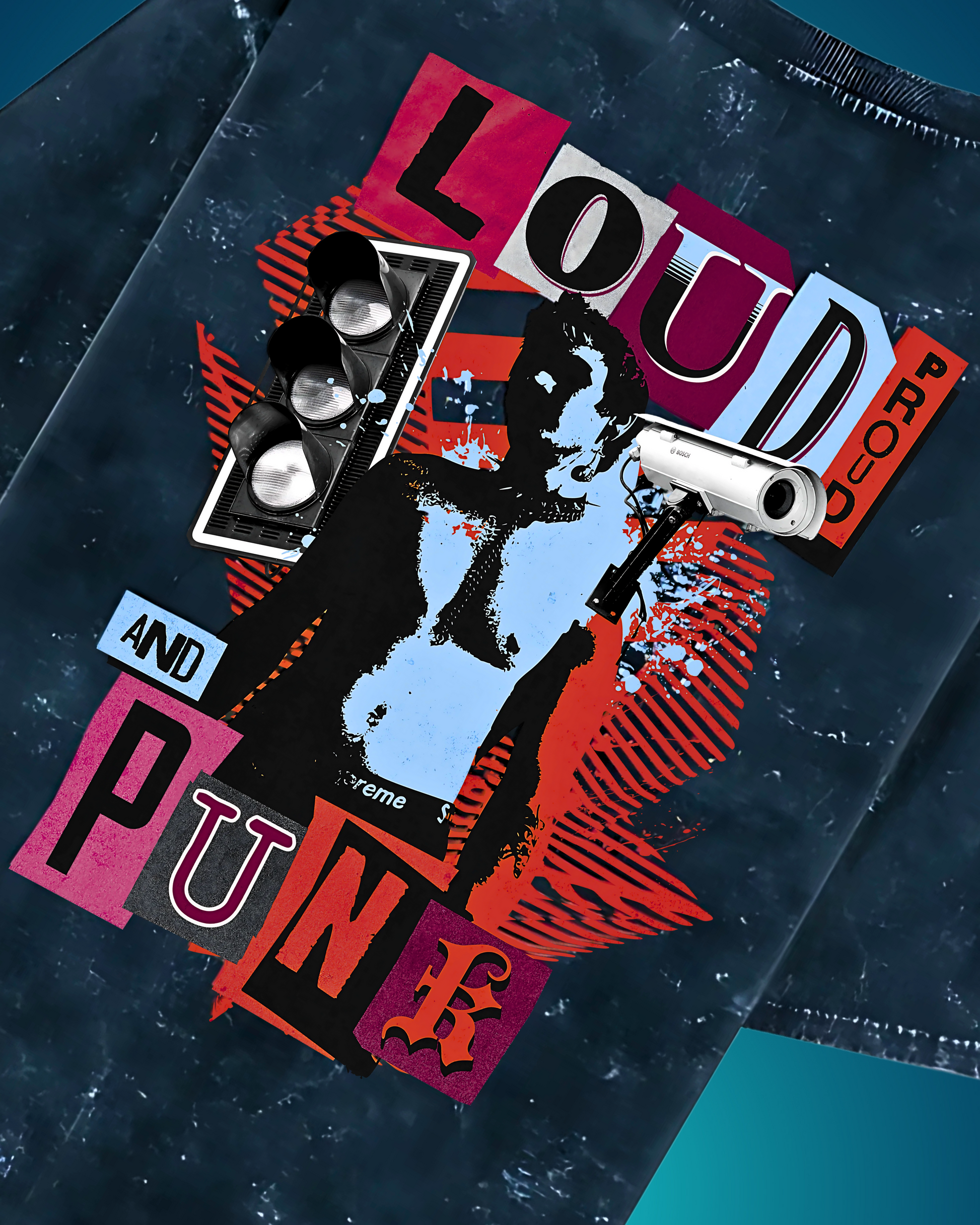 Loud Proud & Punk | Acid Washed Oversized Tee