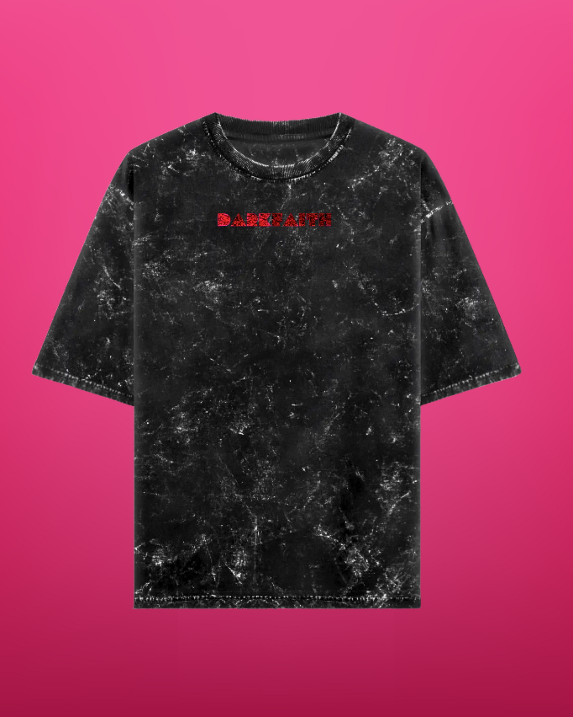 Kitty | Acid Washed Oversized Tee