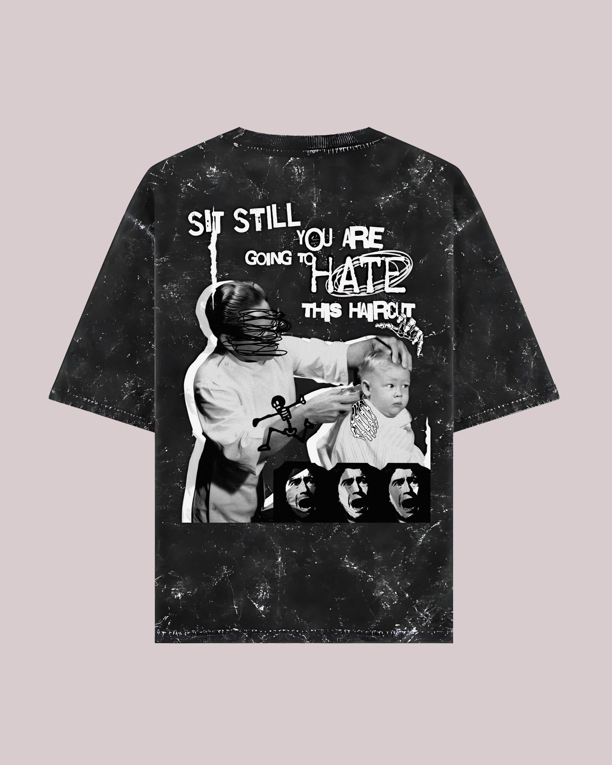 Sit Still | Acid Washed Oversized Tee