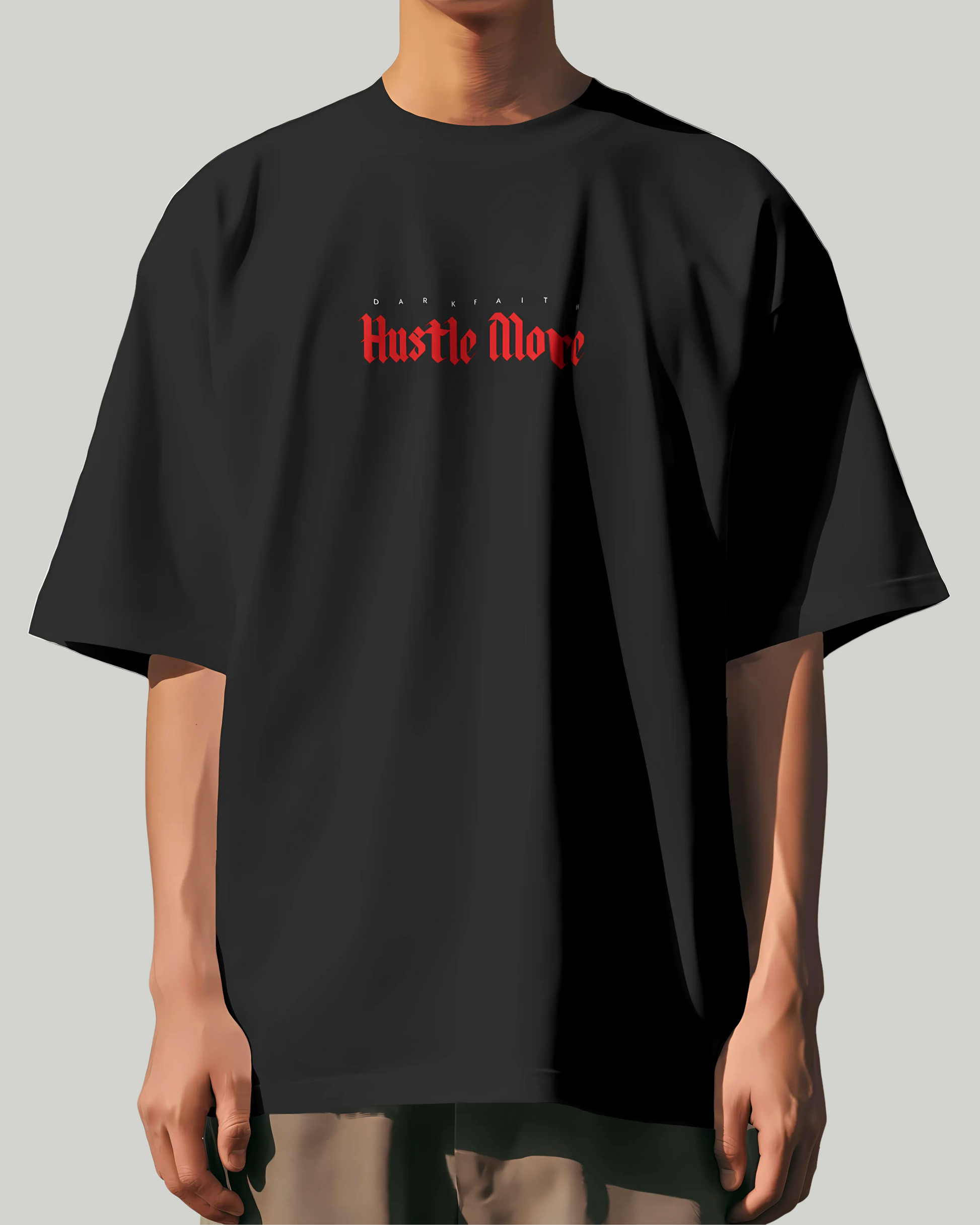 Hustle More | Terry Oversized Tee