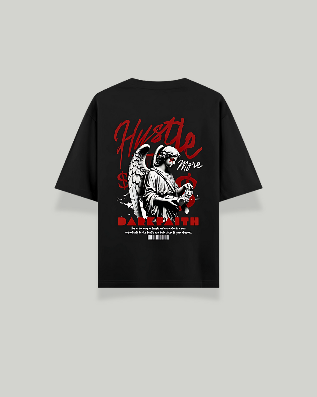 Hustle More | Terry Oversized Tee