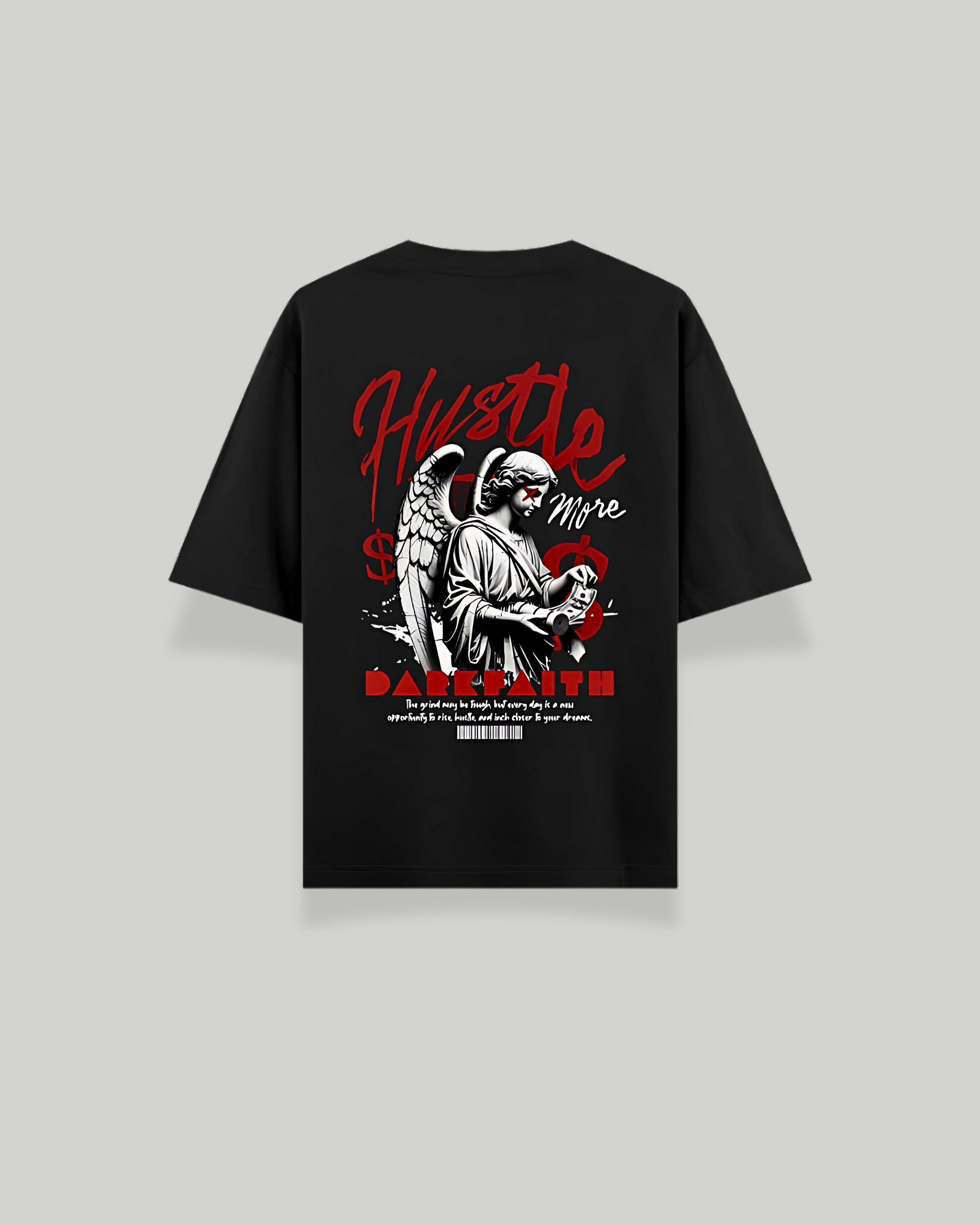 Hustle More | Terry Oversized Tee