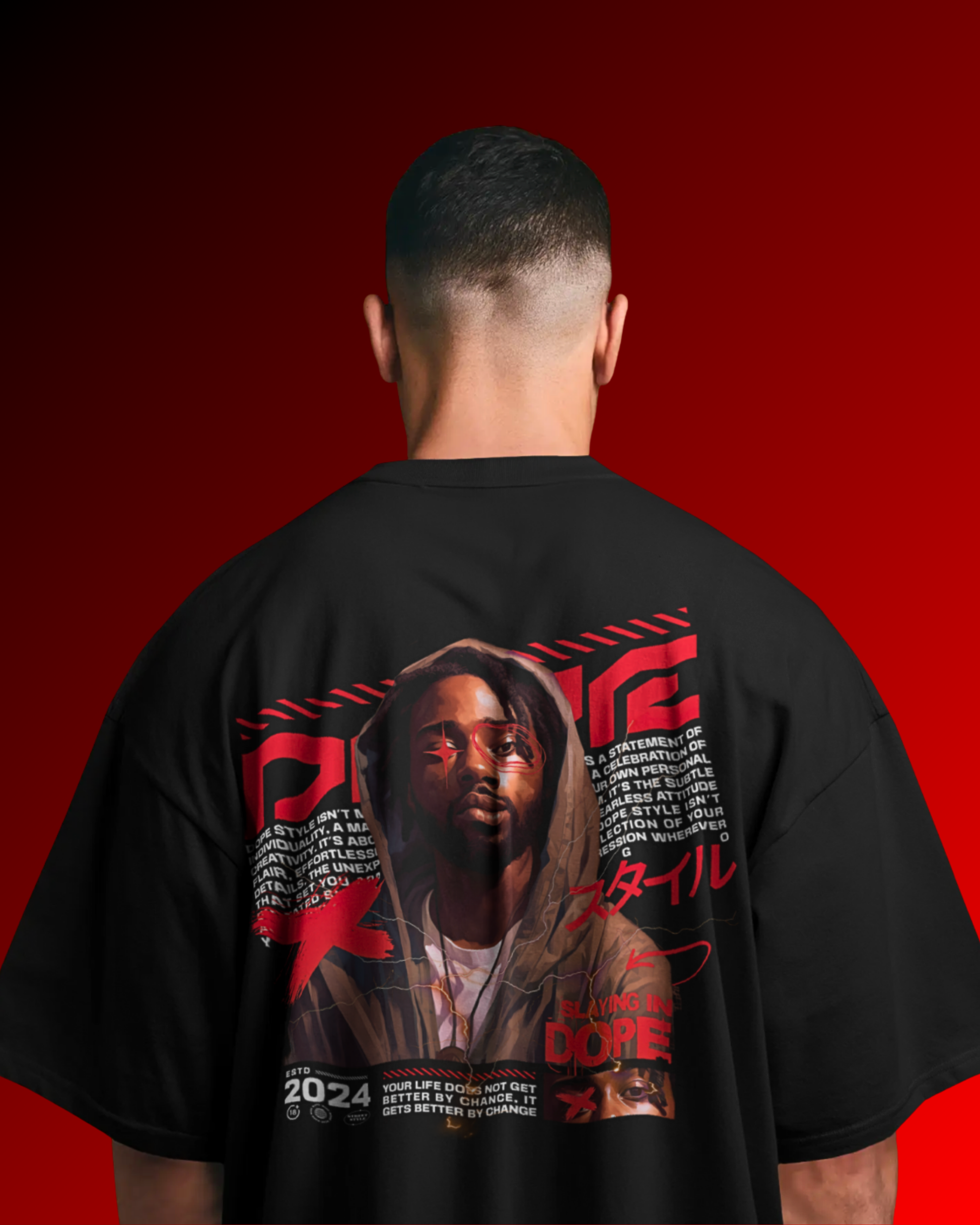 Slaying in Dope | Terry Oversized Tee