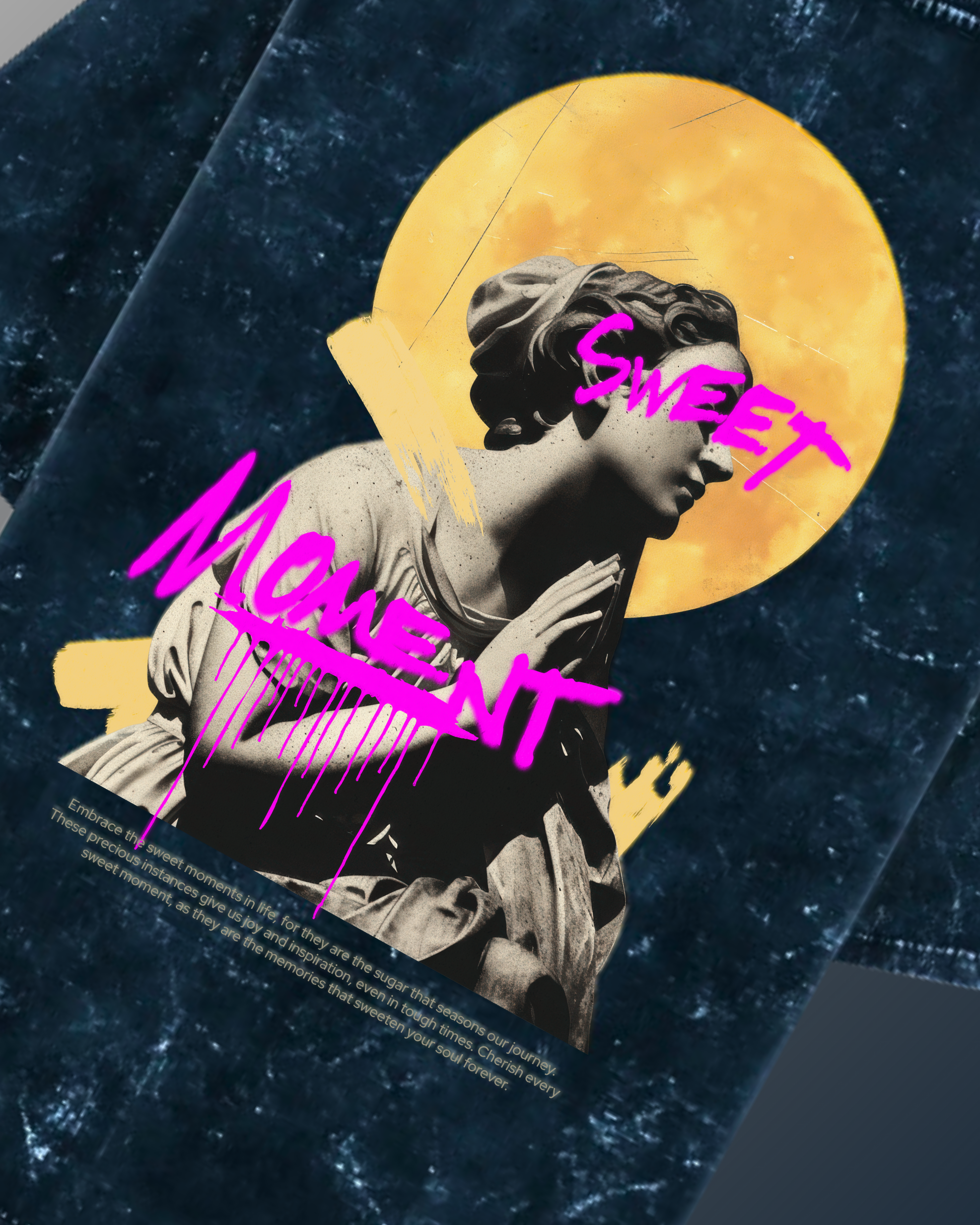 Sweet Moment | Acid Washed Oversized Tee