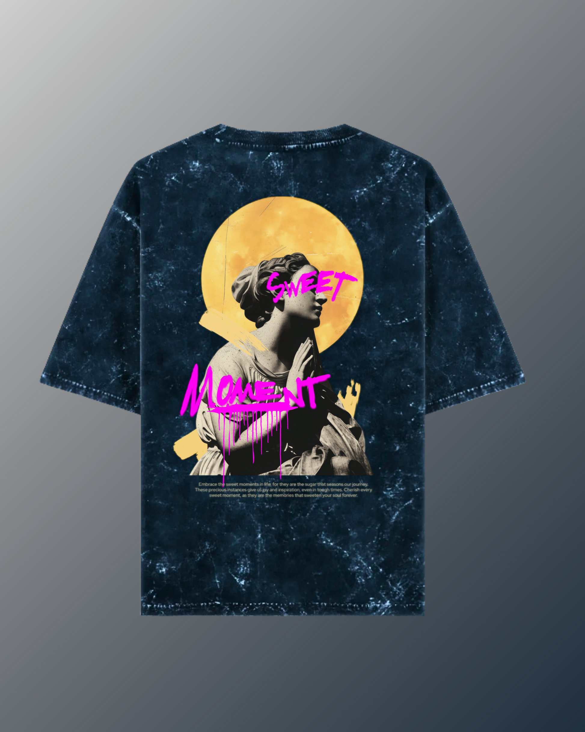 Sweet Moment | Acid Washed Oversized Tee